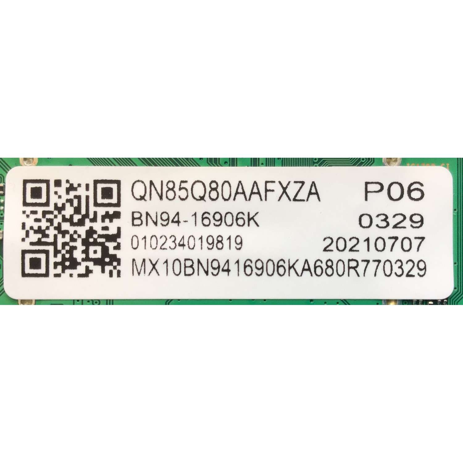 MAIN PARA TV SAMSUNG NUMERO DE PARTE BN94-16906K / BN41-02902A / BN97-18270L / PANEL CY-TA085FKAV1H / MODELO QN85Q80AAFXZA AB05 / QN85Q80AAFXZA / QN85Q80AAF - Imagen 2